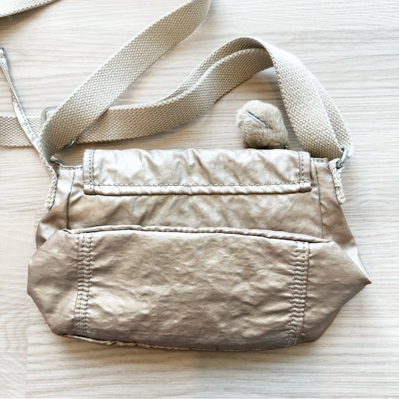 Kipling Sabian Metallic Gold Crossbody Purse - Picture 5 of 8